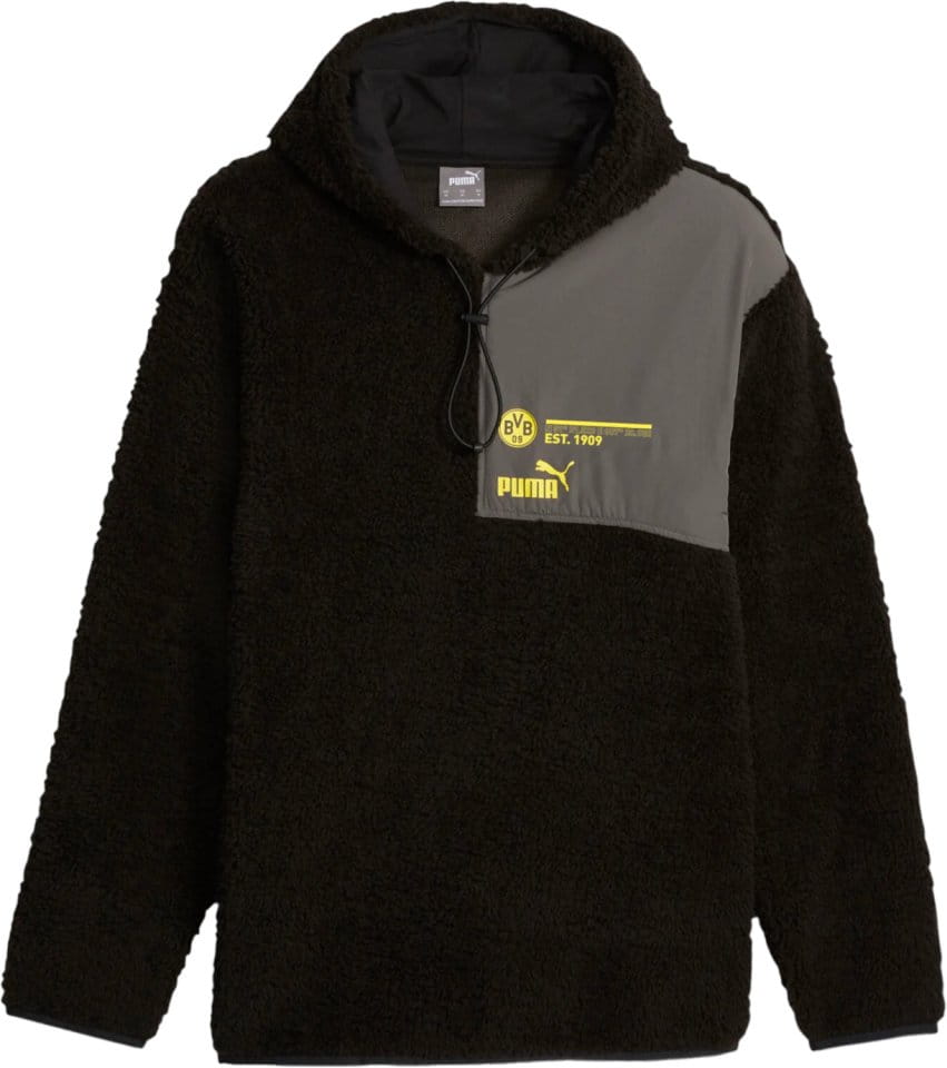 Sweatshirt med hætte Puma BVB FtblCulture Hoody Q4