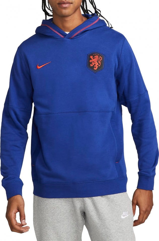 Sweatshirt med hætte Nike KNVB M NK TRAVEL FLC HOODIE