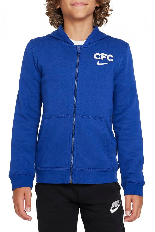 Sweatshirt med hætte Nike CFC B NSW HOODIE FZ CLUB BB