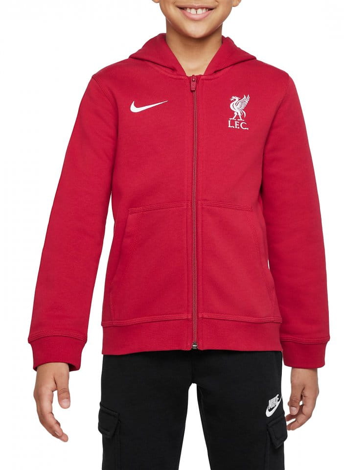 Sweatshirt med hætte Nike Y Liverpool FC Fleece Hoodie