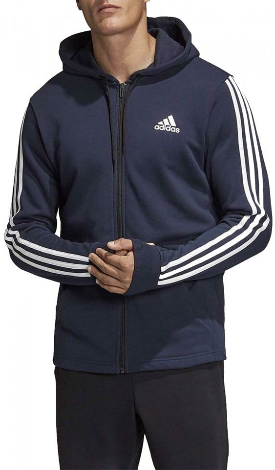 Sweatshirt med hætte adidas Sportswear MH 3S FZ FT